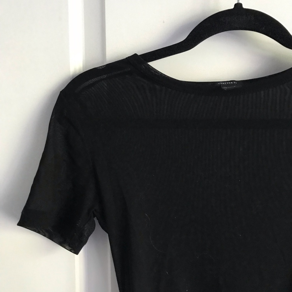 Sheer Mesh Forever 21 Top